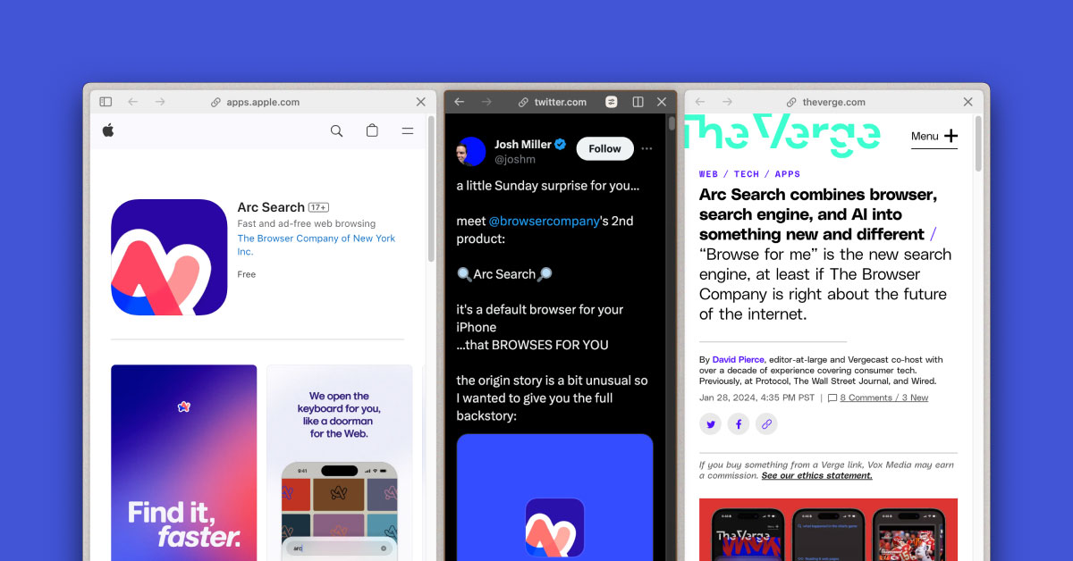 Arc Search: новое поисковое приложение с поддержкой ИИ