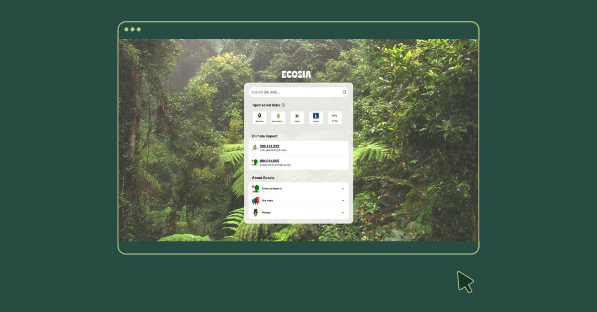 Ecosia запускает новый веб-браузер
